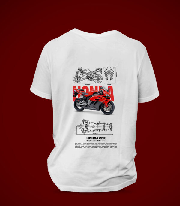 Honda CBR1000 Tshirt - Image 2