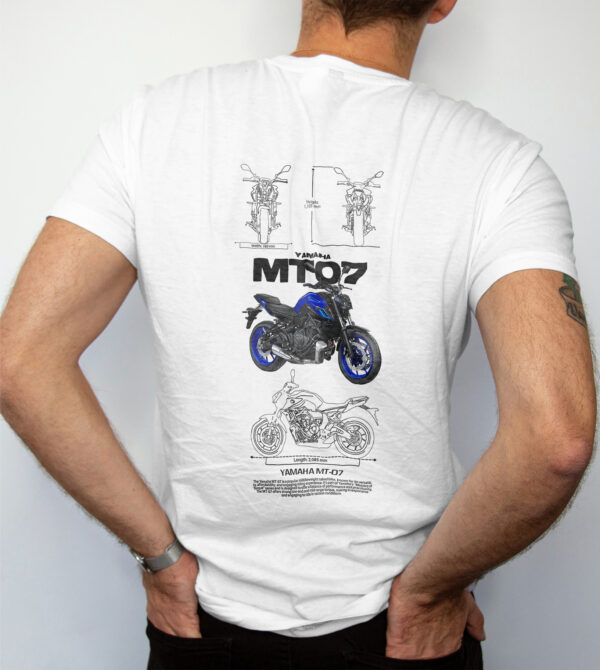 Yamaha MT07 Tshirt - Image 2