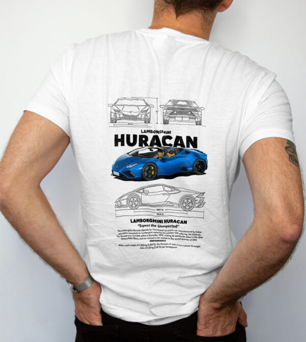 Lamborghini Huracan T-shirt - Image 3