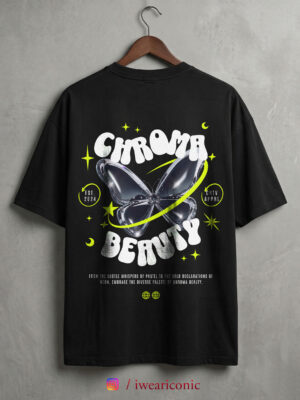 Chroma Beauty Oversized Premium Iconic Wear Tshirt