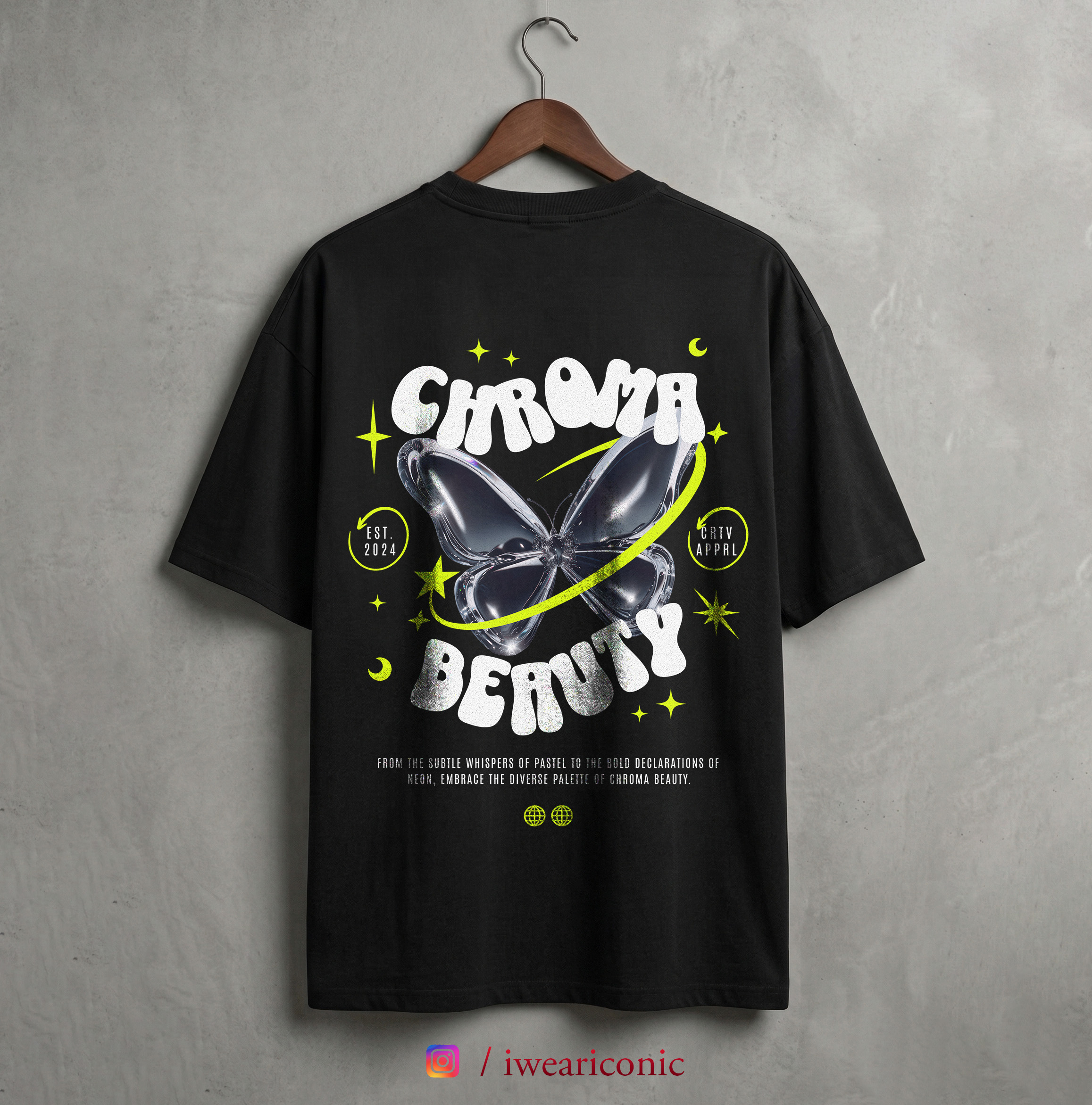 Oversized black BACK