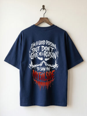 Evil Side Oversized Premium Fabric T-Shirt
