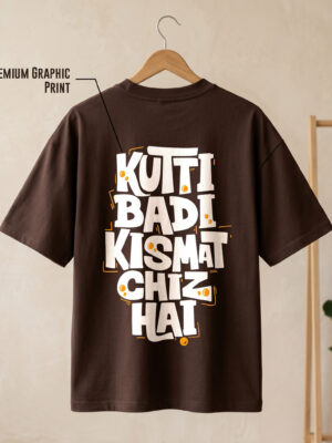Kismat Oversized Graphic T-Shirt