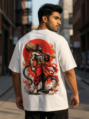Vayuputr Oversized Spiritual Designed T-shirt